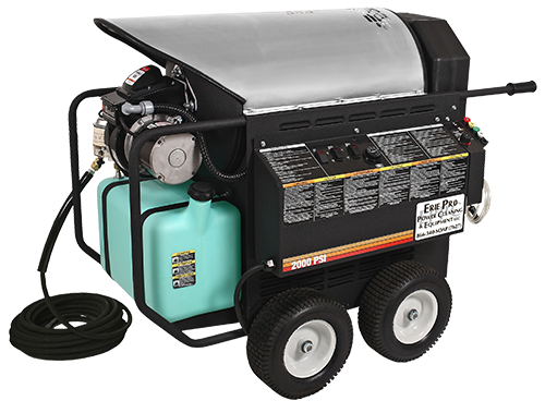 Electric hot water pressure washer